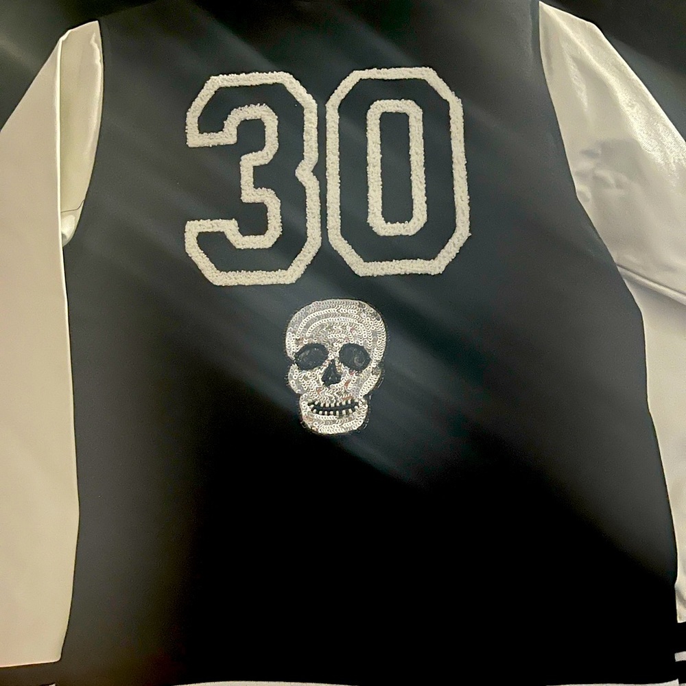 Marshmallow authentic baseball jacket